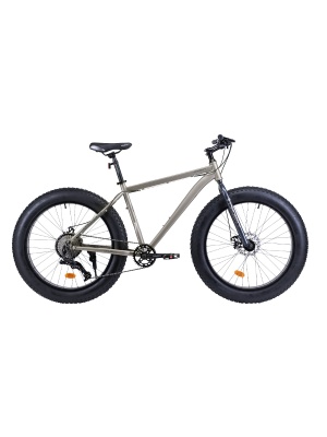 Велосипед фэт-байк COMIRON CHUBBY, 26"x4", 10 скоростей, (рама 19), бежевый в Магазине Спорт - Пермь