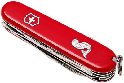 Нож Victorinox Fisherman, 91мм, 18 функций, (1.4733.72), красный