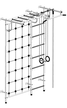 Детский комплекс ПИОНЕР-С4С, белый в Магазине Спорт - Пермь
