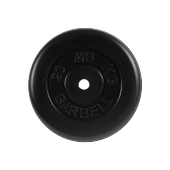 Диск обрезиненный MB Barbell "Стандарт", вес 20 кг  в Магазине Спорт - Пермь