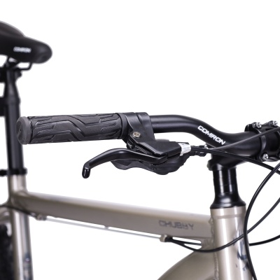 Велосипед фэт-байк COMIRON CHUBBY, 26"x4", 10 скоростей, (рама 19), бежевый в Магазине Спорт - Пермь