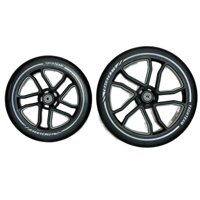 Набор Tech Team 2 колеса (270мм+230мм) и 4 подшипника АВЕС 9 для самоката 270мм