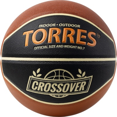 Мяч для баскетбола TORRES Crossover, артикул B323197, размер 7
