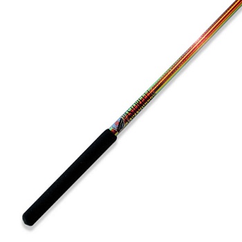 Палочка PASTORELLI с грифом ROTATOR LASER, 59,50 см, артикул 03890, Бордовая с черным грифом