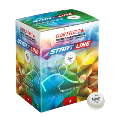 Мяч для настольного тенниса Start Line CLUB SELECT1* New, 1 шт