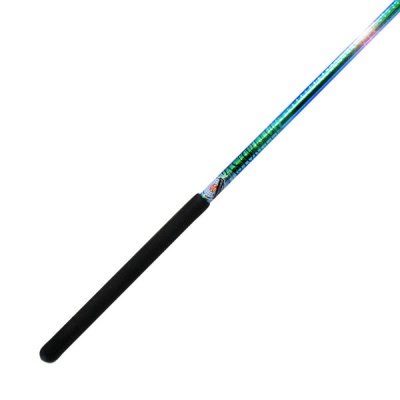 Палочка PASTORELLI с грифом 59,50 см ROTATOR LASER, Арт.03887, Сине-зеленая с черным грифом