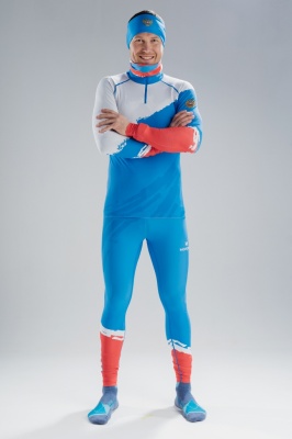 Гоночный костюм Nordski Premium Blue RUS NSV 433192 в Магазине Спорт - Пермь