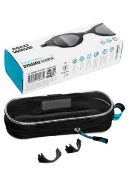 Очки для плавания Mad Wave Dynamix mirror, M0424 29 0 01W, Black в магазине Спорт - Пермь