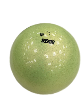 Мяч для художественной гимнастики SASAKI М-207AU-F, 18,5 см, цвет MLY - Melon Yellow