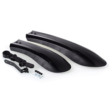 Комплект крыльев для фэт-байка COMIRON GT-XDC-S 20"-24"-26", пластик, черные