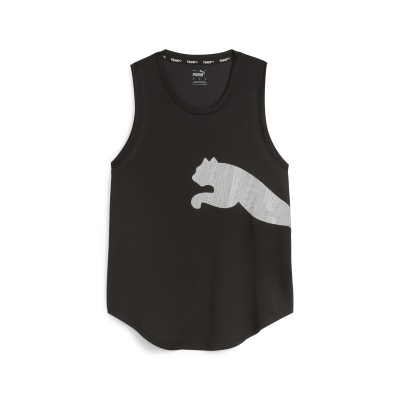 Майка женская PUMA Train All Day Big Cat Tank, 52380351, черная