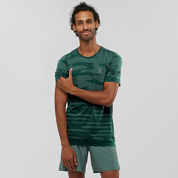 Футболка беговая Salomon XA CAMO TEE в Магазине Спорт - Пермь
