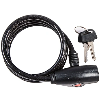 Замок велосипедный с ключом GOLDEN KEY (GK102.106), 10х1200 мм