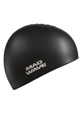 Шапочка для плавания Mad Wave Intensive Big, взрослая, M0531 12 2 01W, черный в магазине Спорт - Пермь