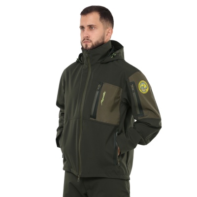 Костюм мужской Aquatic K-16TX (soft shell), цвет темный хаки