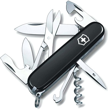 Нож Victorinox Climber, 91 мм, 14 функций, черный (1.3703.3)