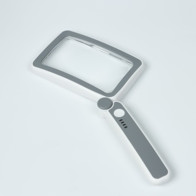 Лупа складная, кратность 4, линза 105*60мм, подсветка, арт. 9943994