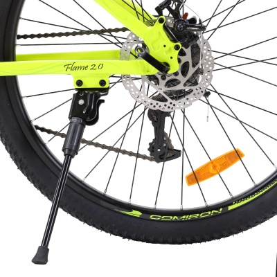 Велосипед COMIRON  FLAME 26", 21 скорость (рама 17), зеленый лайм в Магазине Спорт - Пермь