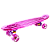 Скейтборд/круизер TECH TEAM Transparent 22" Light, pink