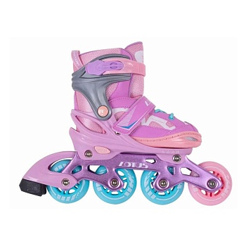 Раздвижные роликовые коньки Tech Team LOTUS PINK
