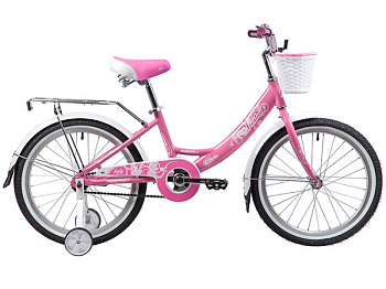 Велосипед NOVATRACK GIRLISH line 20", алюминиевый, розовый