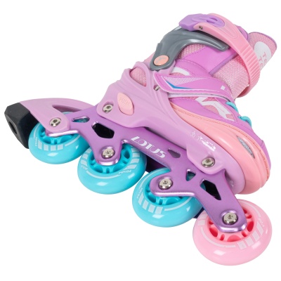 Раздвижные роликовые коньки Tech Team LOTUS PINK