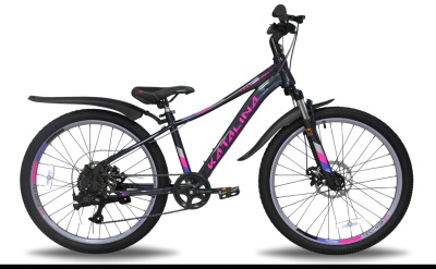 Велосипед TechTeam Katalina, 24" x13", черный в Магазине Спорт - Пермь