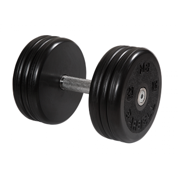 Гантель неразборная MB Barbell "Классик", обрезиненная, 29кг в Магазине Спорт - Пермь