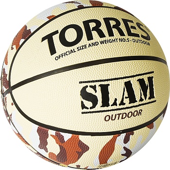 Мяч для баскетбола TORRES Slam, артикул B02067, размер 7
