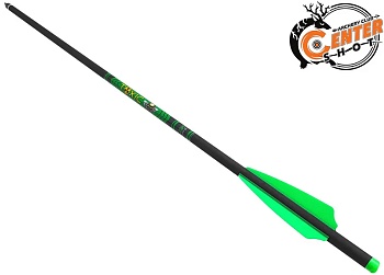 Стрела арбалетная микс карбон Centershot Toxic 20" Half Moon Nock (CSTJ-C04002)