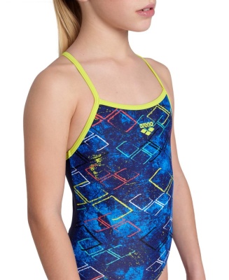 Купальник детский Arena DALY LIGHT DROP JR, 003294 903, navy-soft gr-navy multi в магазине Спорт - Пермь