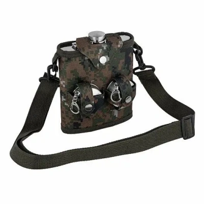 Набор GT (GT-2023-PT-18A) (фляжка 540 мл + 2 стакана раскладных)