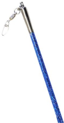 Палочка PASTORELLI GLITTER с силиконовым грифом, 59,5 см, цвет синяя с черным грифом, артикул 00407