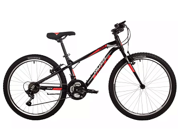 Велосипед NOVATRACK PRIME TZ500/, (24AHD.PRIME.13BK4), 24", 18 скоростей,(рама 13), черный
