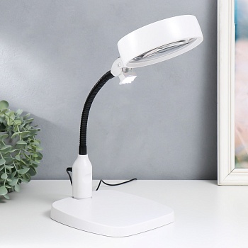 Лупа-лампа для творчества х 10, линзы d-12см, артикул 9369452