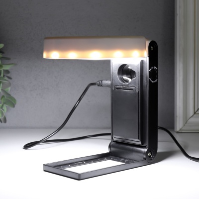 Лупа-лампа для творчества *5*25, линзы d-0,6 и 12,5см, арт. 9937156