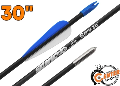 Стрела лучная фибергласс Centershot Sonic 30" оперение Parabolic 3" (CSTJ-C05002-30)