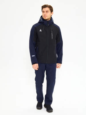 Мужская куртка-виндстоппер /софтшелл на флисе Гамма 123/22933_601, синяя