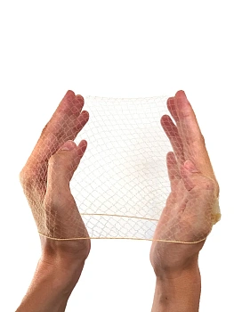 Сеточка для волос VERBA 0.5см (6шт), цвет бежевый