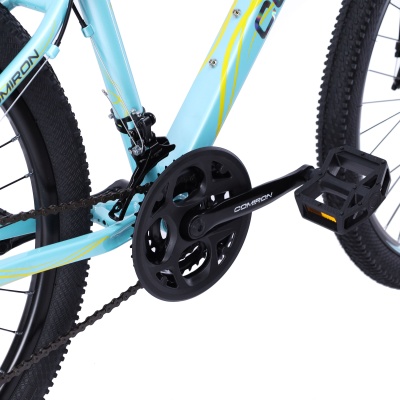 Велосипед COMIRON  FLAME 26", 21 скорость (рама 17), голубой в Магазине Спорт - Пермь