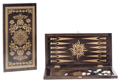 Нарды Объедовская фабрика "Игрушки" средние, рисунок "Восьмигранник"(480*240*40)