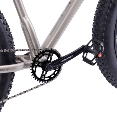 Велосипед фэт-байк COMIRON CHUBBY, 26"x4", 10 скоростей, (рама 19), бежевый в Магазине Спорт - Пермь