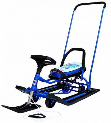 Снегокат Барс 109 Wheel Animals с П-образным толкателем и колесной базой