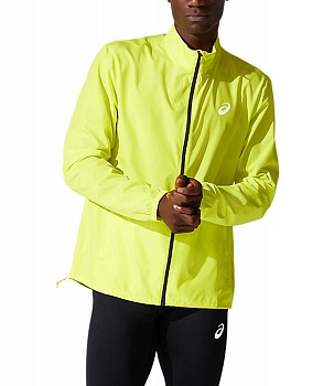 Ветровка мужская беговая Asics Core Jacket, 2011C344-750, желтая в Магазине Спорт - Пермь