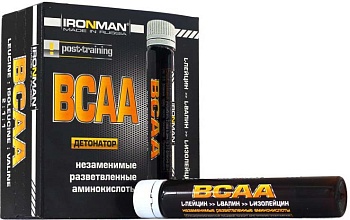 IRONMAN BCAA - 25 мл (ампула) в магазине Спорт - Пермь