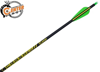 Стрела лучная микс карбон Centershot Crash 550 оперение Parabolic 3" (CSTJ-C03001)