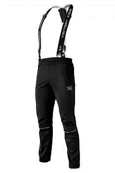 Брюки-самосбросы с лямками Active 2.0, Victory code, Black