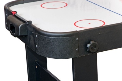 Аэрохоккей «Jersey» 4 ф (122 х 60 х 77 см), складной, черный