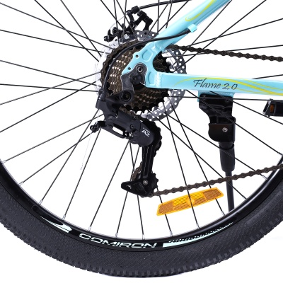 Велосипед COMIRON  FLAME 26", 21 скорость (рама 17), голубой в Магазине Спорт - Пермь