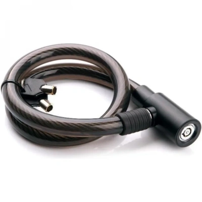 Замок велосипедный с ключом GOLDEN KEY (GK102.203), 12х1000 мм в Магазине Спорт - Пермь